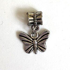 Butterfly charm for pendant necklace or bracelet
